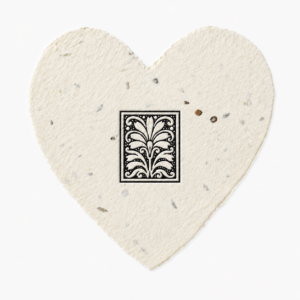 Letterpress Printed Plantable Wildflower Paper Party Favor